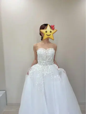 A라인 웨딩 드레스 한국 드레스