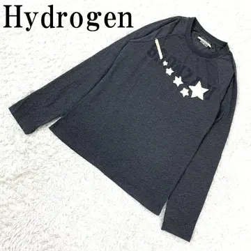 하이드로겐 코튼 긴팔 티셔츠 롱티 그레이 L B258