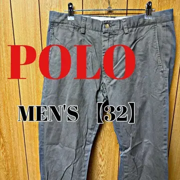 TK13 [US 수입] POLO 팬츠 [남성용 32] 그레이
