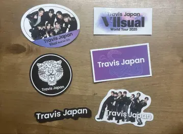 TravisJapan 토라쟈 왈츠 스티커 집합 로고