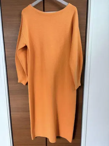 MOUSSY 오렌지 니트 원피스 FREE