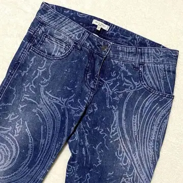 [ 새상품급 ] ETRO 페이즐리 무늬 데님 팬츠 사이즈 27