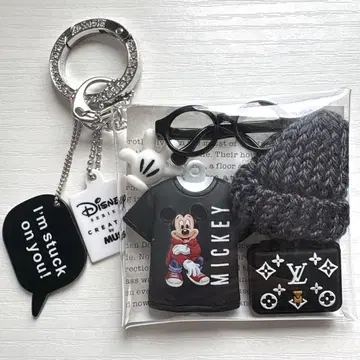가챠 파우치 Disney 블랙 계열