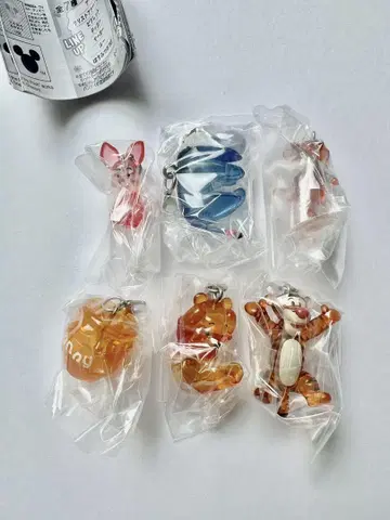 Winnie the Pooh 메지루시 액세서리 6종 세미 컴플리트