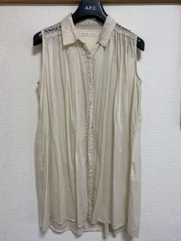 Blondy 슬리브리스 셔츠 아이보리