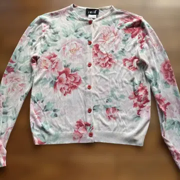 IRIE 꽃무늬 가디건 S