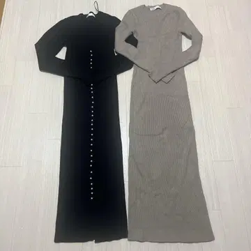 ZARA 긴팔 니트 원피스 2세트
