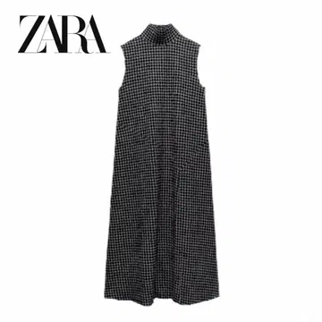 ZARA 깅엄 니트 원피스