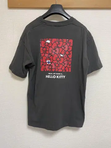 FREAK'S STORE Hello Kitty 티셔츠 다크 그레이