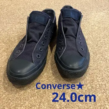 컨버스 끈 없는 슬립온 네이비 24.0cm