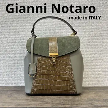 Gianni Notaro 2way백 숄더백 그린 가죽