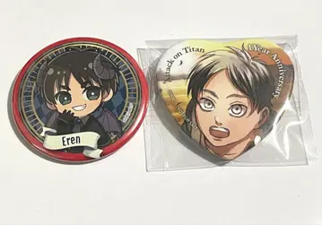 진격의 거인 프린세스 카페 천사와 악마 Anique 캔뱃지 엘렌