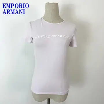 엠포리오 아르마니 T셔츠 핑크 코튼 S C2945