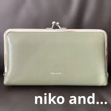 niko and - 그린 장지갑 가마구치