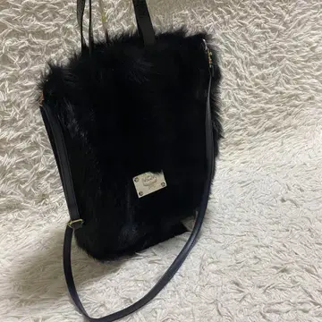 MCM 토트백 퍼 2way 스트랩 결품