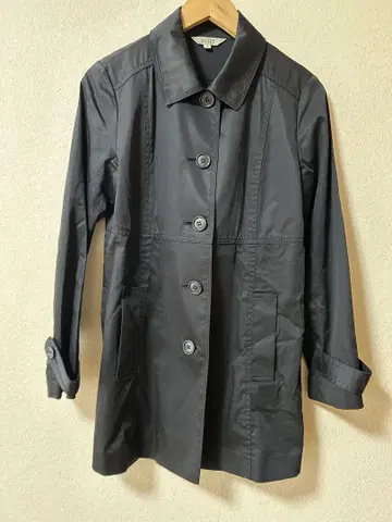 SEIZE 면 코트 블랙 2size