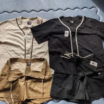 NEW ERA 베이스볼 셔츠 팬츠 4종