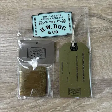 H.W. DOG & CO. 머니클립 골드