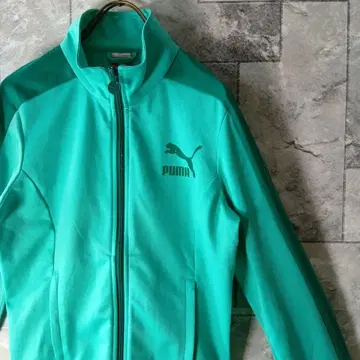 PUMA 트랙 자켓 인기 에메랄드 그린