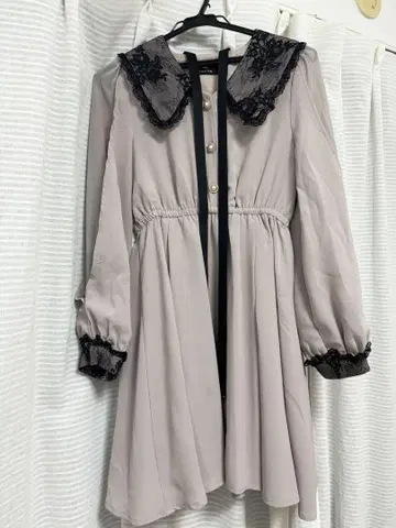 ROJITA 핑크 레이스 원피스 지뢰계