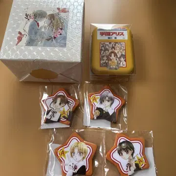 [ 새상품 ] 하나토유메전 학원앨리스 캔뱃지 여름감귤