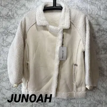 [ 미사용품 ] JUNOAH 여성용 자켓 화이트 주노아 화이트 M