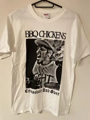 BBQ CHICKENS T셔츠 화이트 S사이즈