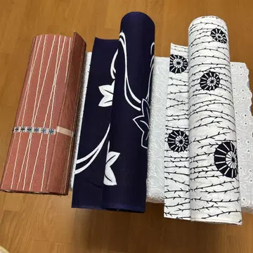 유카타 옷감 2벌 & 유카타용 오비