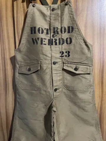 weirdo 오버롤 M 아메카지 WELDES 단종 스텐실