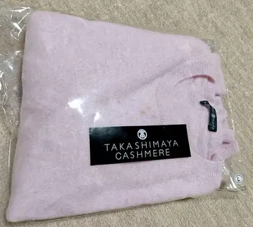 TAKASHIMAYA 타카시마야 캐시미어 크루넥 스웨터 L 사이즈