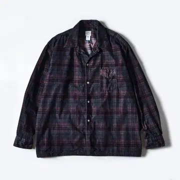 POST OVERALLS (뉴트라) 24년 체크 셔츠 코듀로이 L