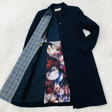 새상품급 폴스미스 체스터 코트 42 여성용 꽃무늬 안감