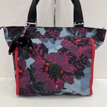 3855 Kipling 키플링 토트백 로즈 블루 플라워