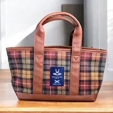 Peter MacArthur 체크 무늬 토트백