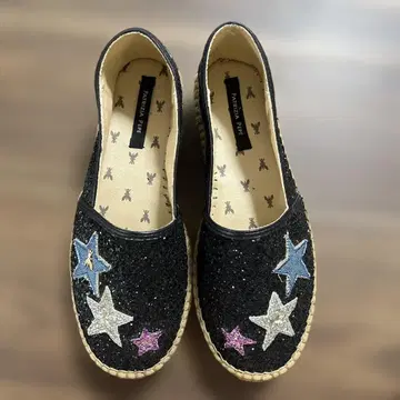 PATRIZIA PEPE 블랙 슬립온 ( 사이즈 37 )