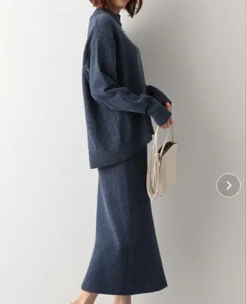 글로벌 워크 벨로아 터치 니트 세트 프리 사이즈