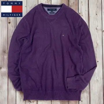 09M244 TOMMY HILFIGER 코튼 니트 스웨터 가을/겨울 M