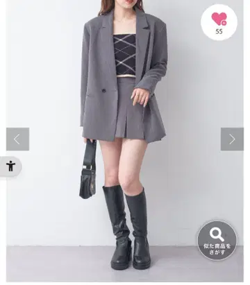 chico 통굽 부츠 블랙