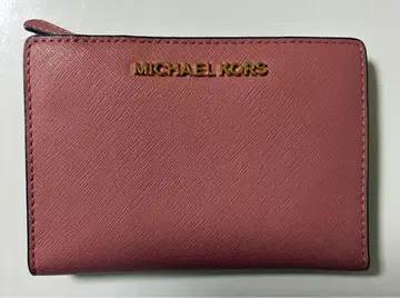 MICHAEL KORS 핑크 접이식 지갑