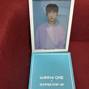 WANNAONE SUMMER POP UP 사진 프레임 미뇽