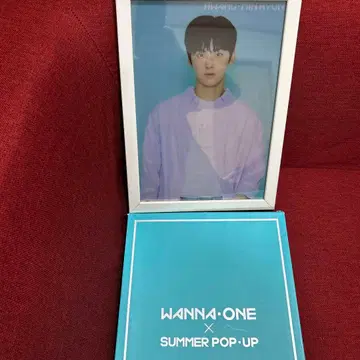 WANNAONE SUMMER POP UP 사진 프레임 미뇽