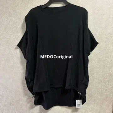 MEDOCoriginal 티셔츠 블랙 9호 면 드로스트 새상품 야마다야