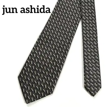 jun ashida 준아시타 넥타이 기하학 패턴 올 패턴 블랙 계열
