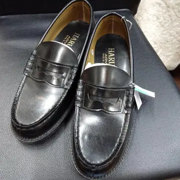 블랙 HARUTA 하루타 로퍼 미사용 새상품 25cm6550