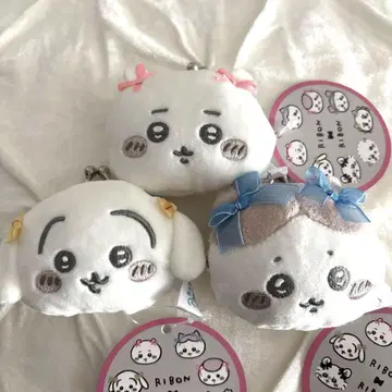 치이카와 하치와레 토끼 미니 복주머니 리본 3개 세트