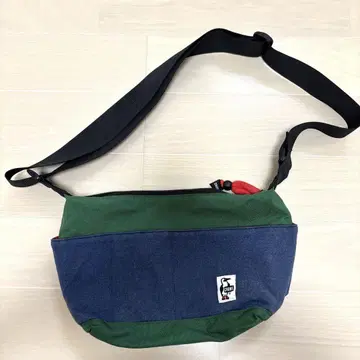 CHUMS 숄더백 그린과 파랑