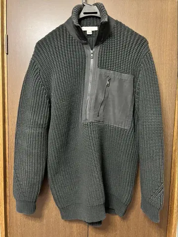 Y-3 하프 지퍼 스웨터 XS 블랙