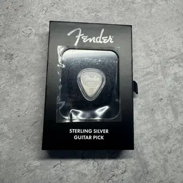 펜더 은제 기타 피크 5g 한정판 새상품 미사용 Fender