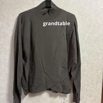 grandtable 상의 니트 애쉬 그레이 9호 새상품 야마다야
