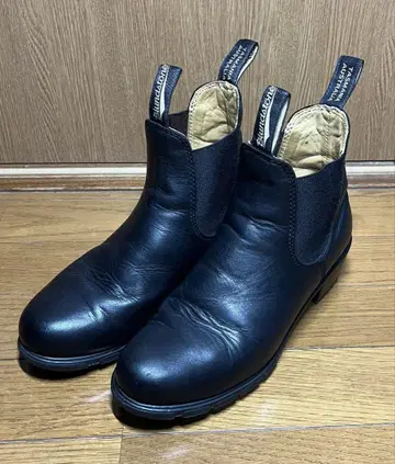 Blundstone 블랙 사이드 고어 부츠 25cm
